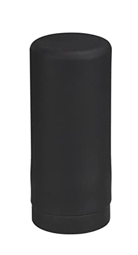 WENKO Spülmittelspender Easy Squeez-e, hochwertiger Spender für Spülmittel in der Küche, einfach Dosierung, Seifenspender aus auslaufsicherem Silikon, Fassungsvermögen 250 ml, Ø 6 x 14 cm, Schwarz im Sale